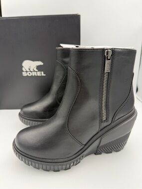 NEW Sorel Ona Ave zip wedge size 9